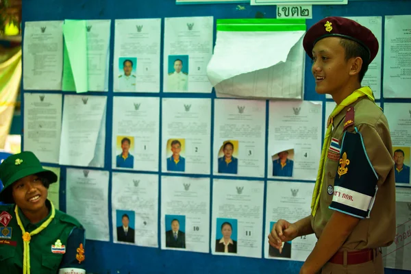 Eleições autárquicas na ilha Koh Chang — Fotografia de Stock