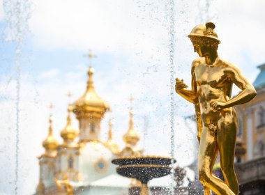 peterhof Palace Grand cascade çeşmeleri