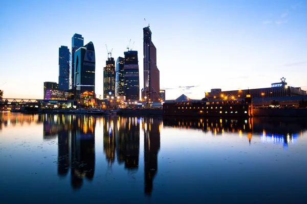 Moskva internationella businesscenter, Moskva-city — Stockfoto
