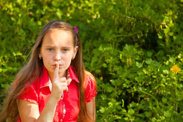 Shh. Geheimnis — Stockfoto