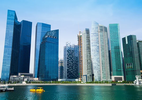 Singapore city skyline. — Stockfoto