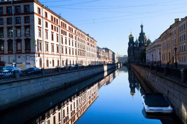 ST.PETERBURG, RUSSIA - 21 Mayıs Griboedov Kanal Taşı, 21 Mayıs 2012