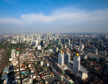 Bangkok, Tayland - 29 Nisan. 29 Nisan 2012 Bangkok, Tayland bangkok üzerinden Panorama görünüm.
