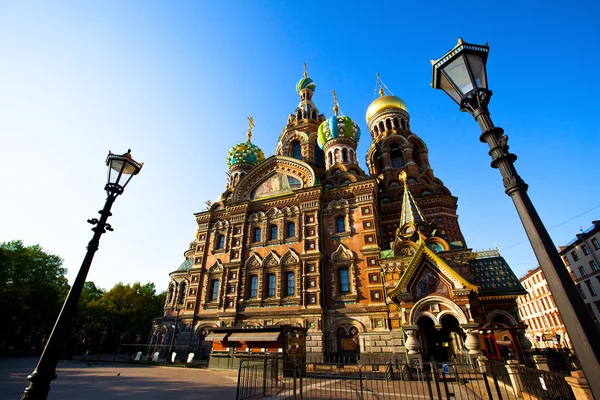 Kuuroorden-na-krovi kathedraal, Sint-petersburg, Rusland. — Stockfoto