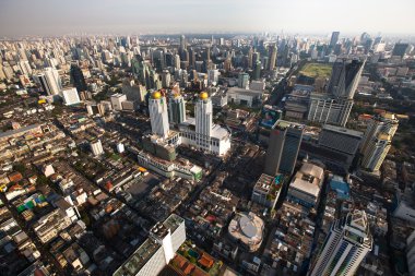 Bangkok, Tayland - 29 Nisan. 29 Nisan 2012 Bangkok, Tayland bangkok üzerinden Panorama görünüm
