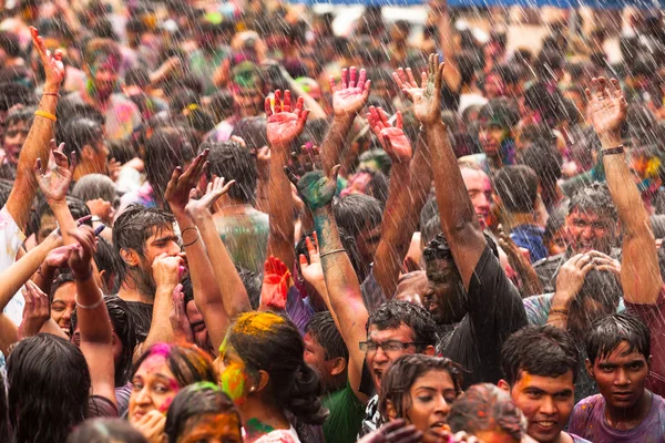 Holi festival van kleuren — Stockfoto