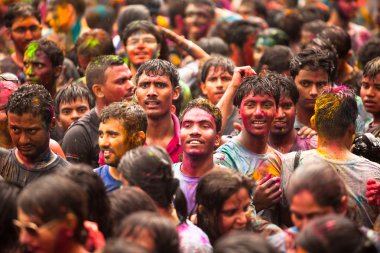 ünlü holi festival renkler kuala Lumpur, Malezya