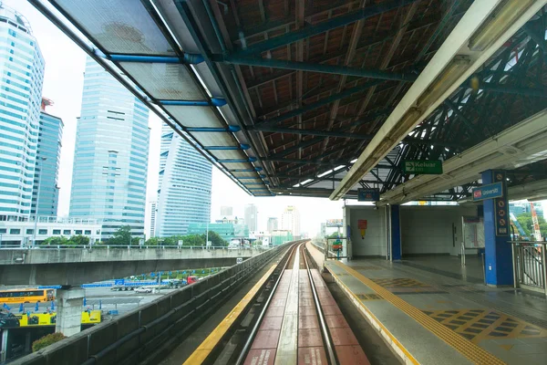 Vista da cidade de Kelana Jaya Line em Kuala Lumpur . — Fotografia de Stock