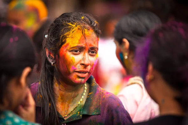 KUALA LUMPUR, MALAISIE - MAR 31 : Célébré Holi Festival of Colors, 31 mars 2013 à Kuala Lumpur, Malaisie. Holi, marque l'arrivée du printemps, étant l'un des plus grands festivals en Asie . — Photo