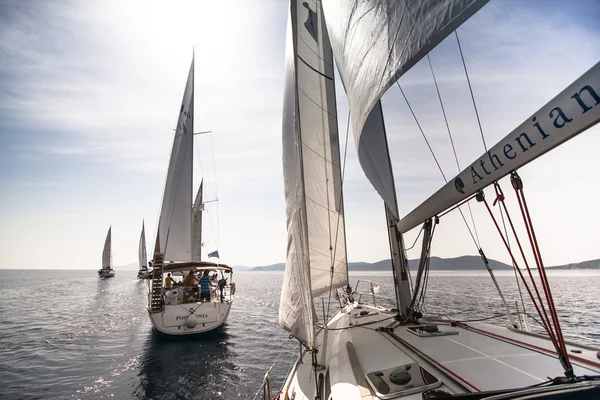 Regata di vela in Grecia — Foto Stock