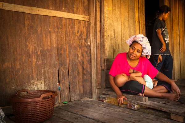 Orang asli w Malezji — Zdjęcie stockowe