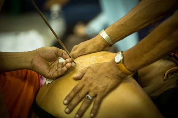 Yantra tatuagens em Tailândia — Fotografia de Stock