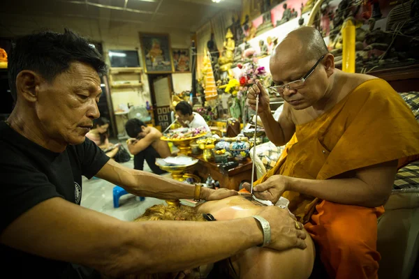 Yantra dövmeler Tayland — Stok fotoğraf