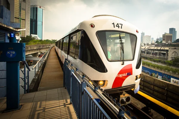 Monorail train in Kuala Lumpur — Zdjęcie stockowe
