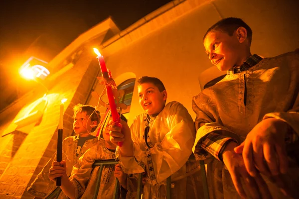 Celebrating greek Estar in Greece — Zdjęcie stockowe