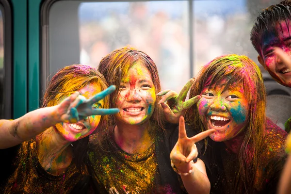 Holi festival Malezya renk — Stok fotoğraf