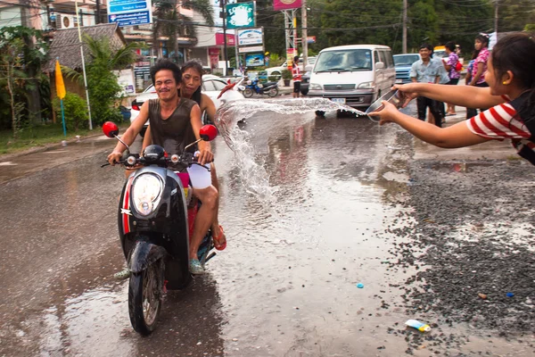 泰国泼水节 — 图库照片