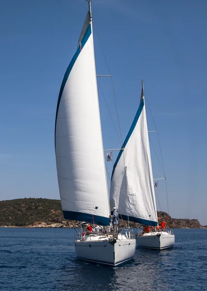 Regata de vela en Grecia —  Fotos de Stock