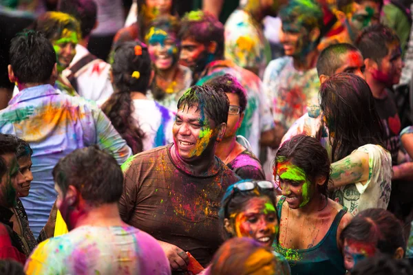 Holi Festival of Colors in Malaysia Stock Image