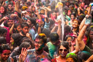Holi festival renkler, kuala lumpur, Malezya