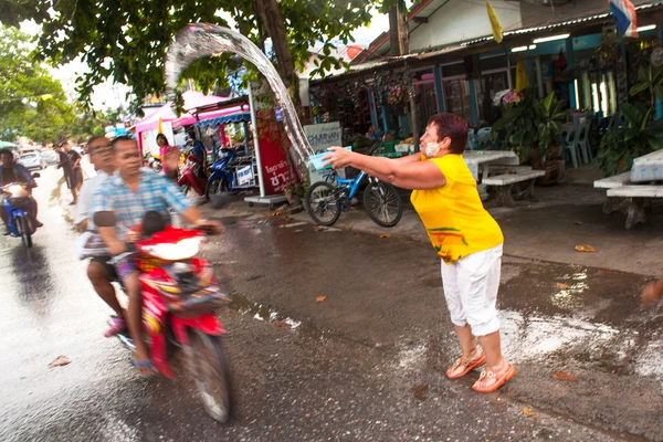 Festiwal Songkran w Tajlandii — Zdjęcie stockowe