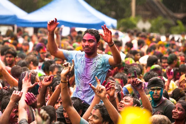 Holi festival barev, kuala lumpur, Malajsie — Stock fotografie
