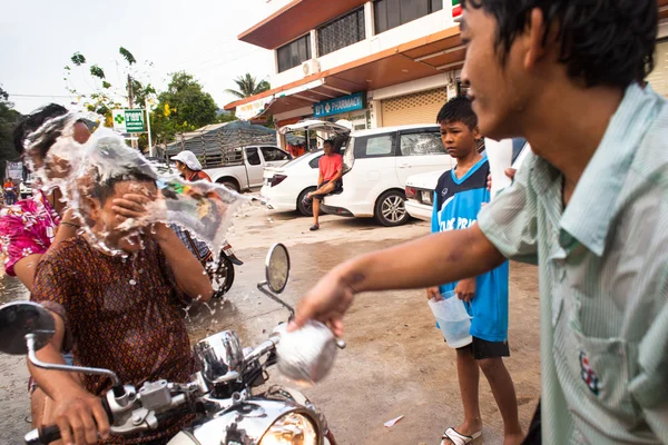 Festival de Songkran na Tailândia — Fotografia de Stock