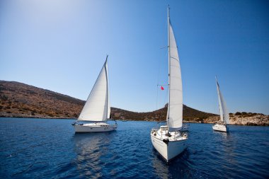 Yelkenli yarışı.