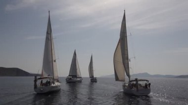 Peloponnese, Yunanistan-8 Mayıs: tekne yelken yelkenli ellada 2013, 8 Mayıs 2013 peloponnese, Yunanistan'ın 9 bahar sırasında rakip