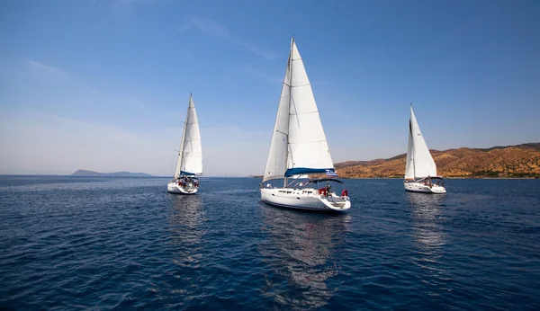 Segelbåt. Yachting. — Stockfoto