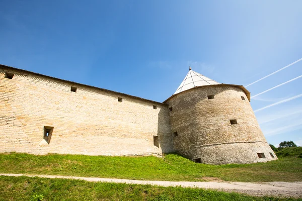 Starożytnej twierdzy w Stara Ładoga, Federacja Rosyjska — Zdjęcie stockowe