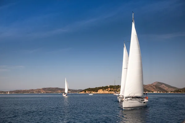 Yachts à voile Photo De Stock