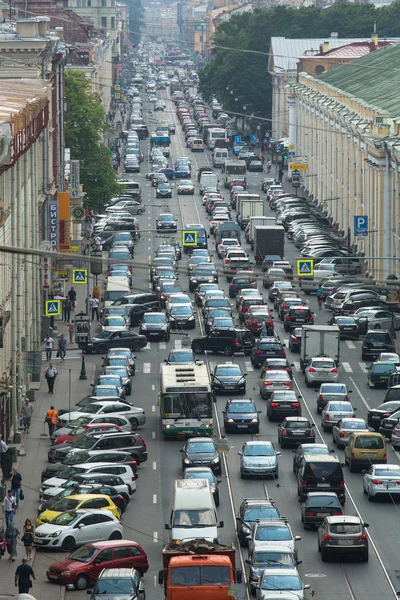 St. Petersburg traffic — Stock Photo, Image