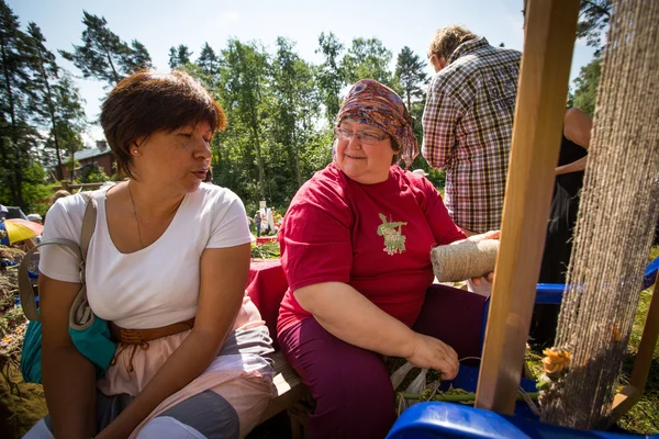 Celebrating Ivana Kupala holiday in Russia — Stock Photo, Image