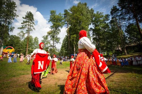 Celebrando las vacaciones de Ivana Kupala en Rusia — Foto de Stock