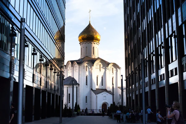 Temple of St. Nicholas in Tverskaya Zastava — Stock Photo, Image