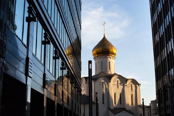 Tempel der Heiligen Nikolas in der Twerskaja Sastawa in Moskau — Stockfoto