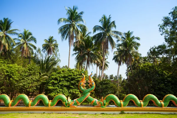 Koh chang Adası, Tayland tarihinde bölge Budist tapınağı — Stok fotoğraf