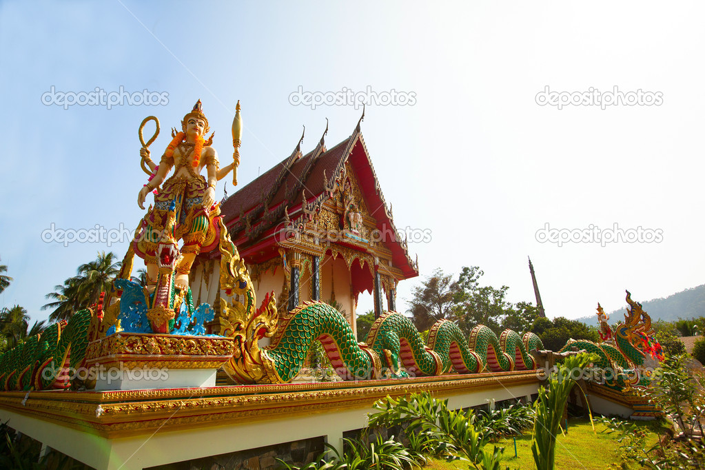 Buddhist temple on the Koh Chang island