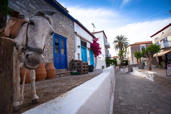 Vista della città di Hydra in Hydra, Grecia . — Foto Stock