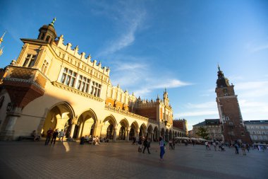 Krakow, Polonya ana kare görünümü