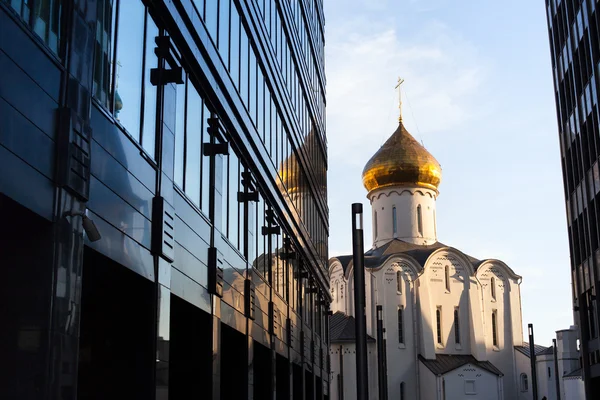 Temple of St. Nicholas in Moscow — Stock Photo, Image