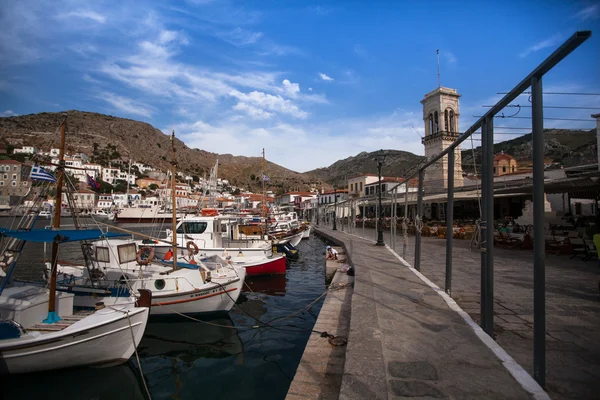 Vista da cidade de Hydra — Fotografia de Stock