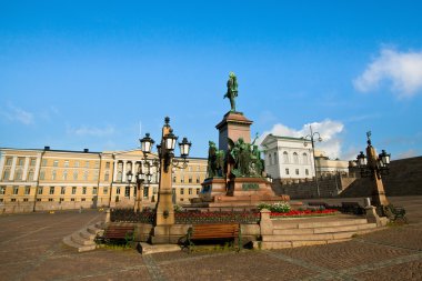 Senato Meydanı Helsinki, Finlandiya.