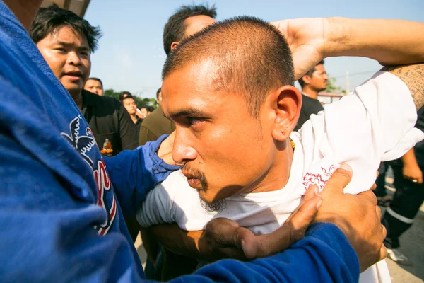 Unidentified participant Master Day Ceremony able Khong Khuen — Stock Photo, Image