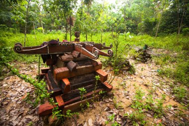 Mezarlıkta köyünde köy orang aslı