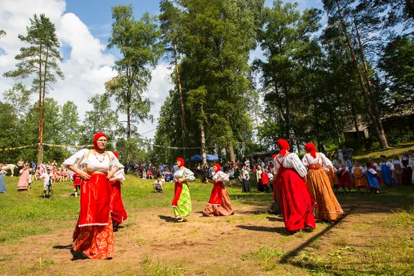 Historický festival středověké kultury ladogafest — Stock fotografie