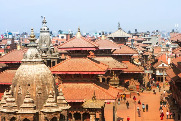 Top view of the Durbar Square (Basantapur) — Stock Photo, Image