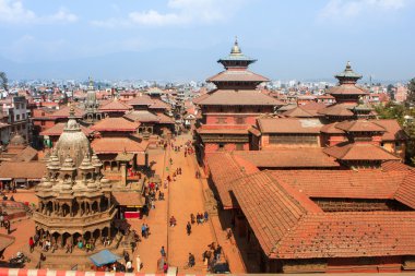 Durbar Meydanı (Basantapur Üstten Görünüm)