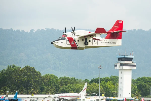 Maritim Malaysia Kunstflugteam — Stockfoto